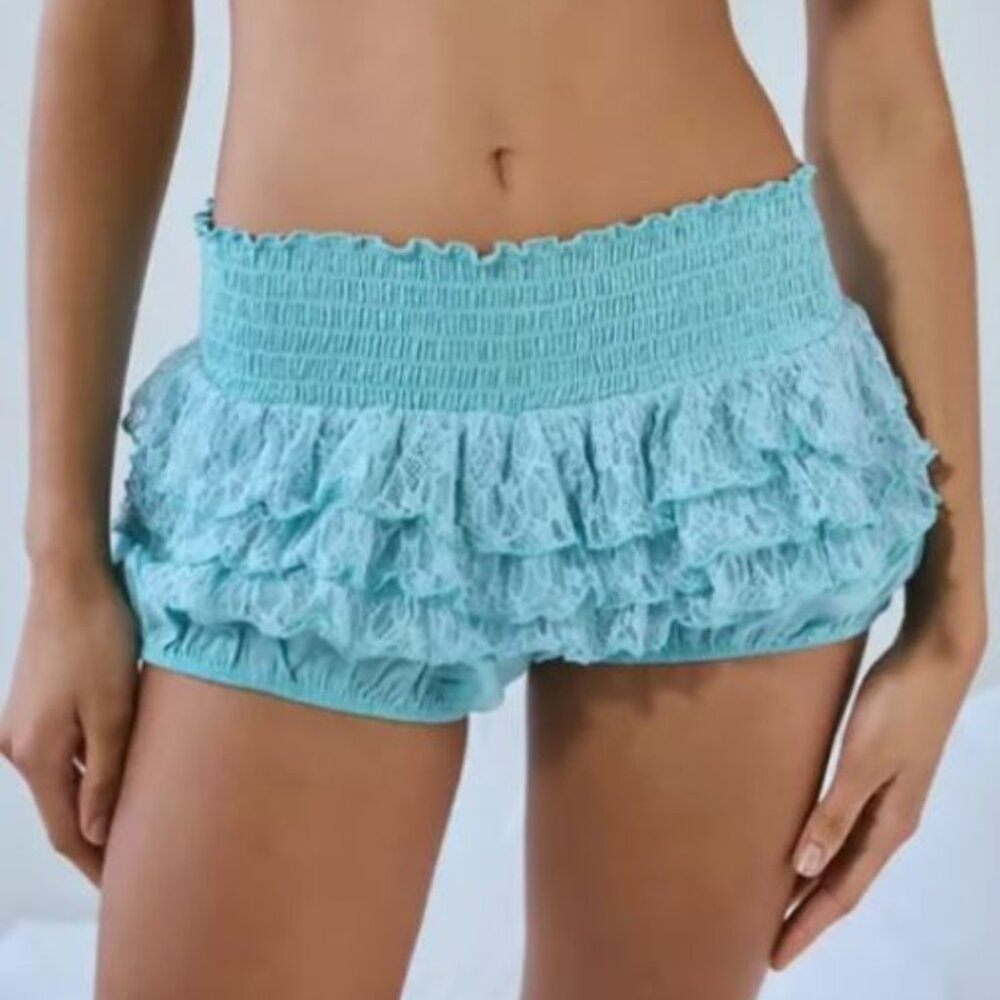 Out From Under Dolce Verano Ruffle Bloomer Short NWT